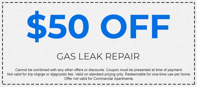 Discount on Gas Leak Repair