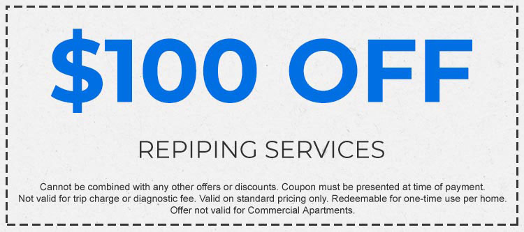 repiping services discount
