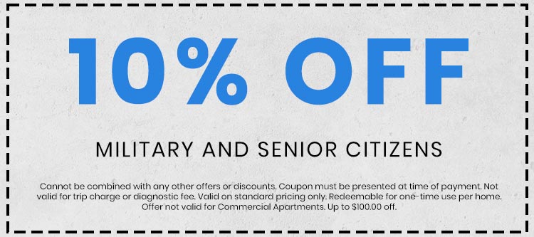 military & senior citizens discount