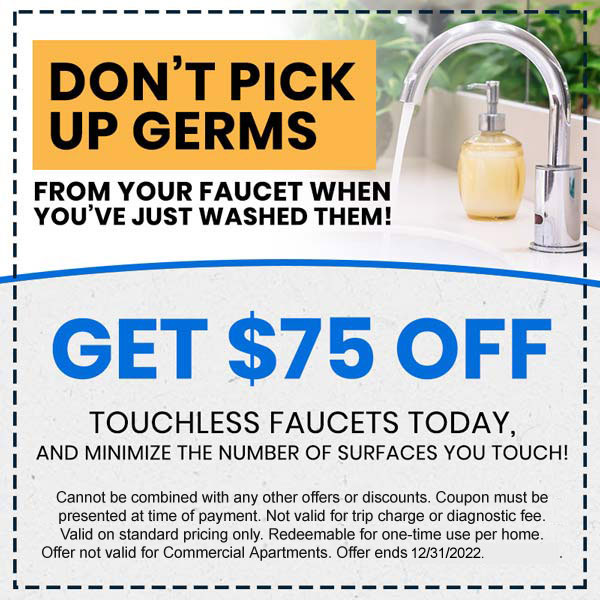 touchless faucet discount