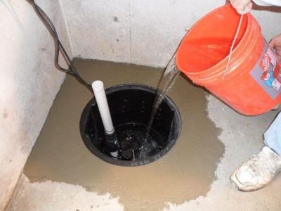 how to make sure the sump pump works
